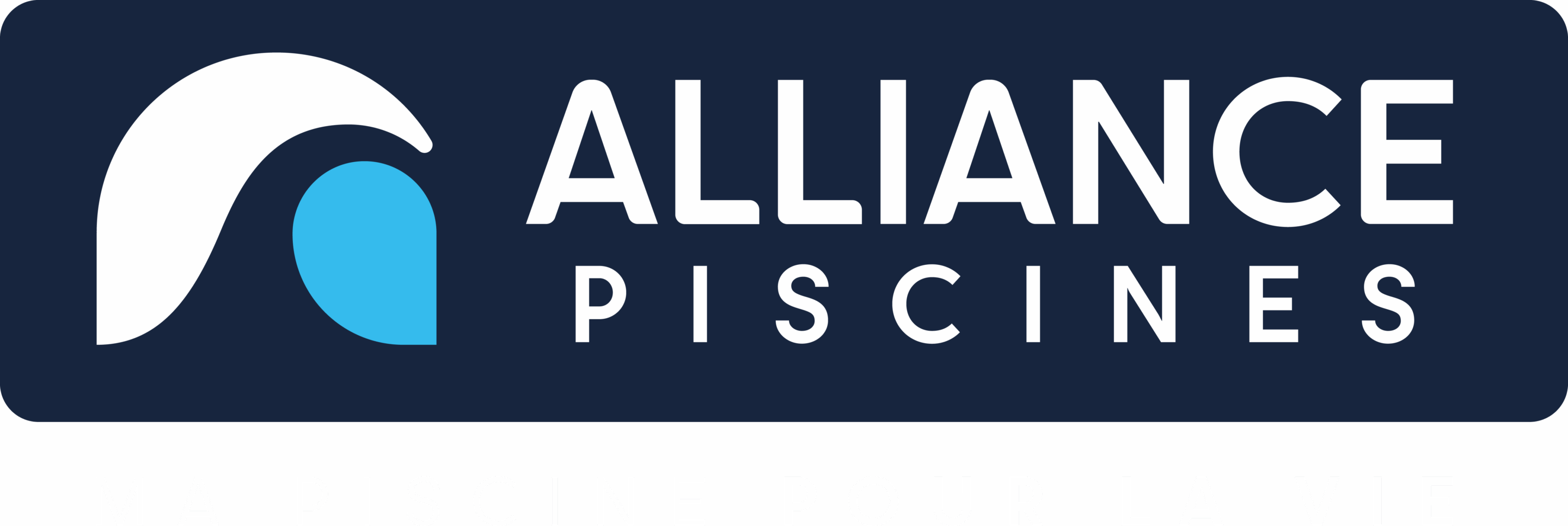Nouveau logo Alliance piscine 2023