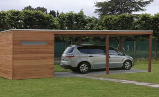 Carport bois Nord Pas-de-Calais