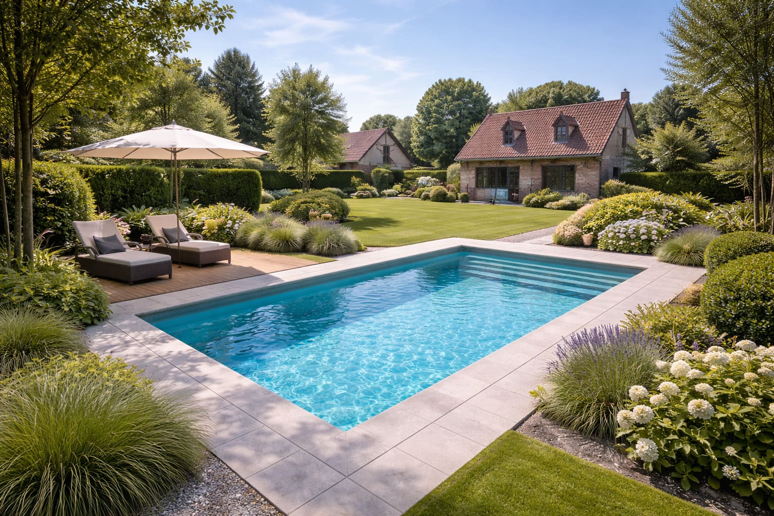 choisir emplacement piscine nord