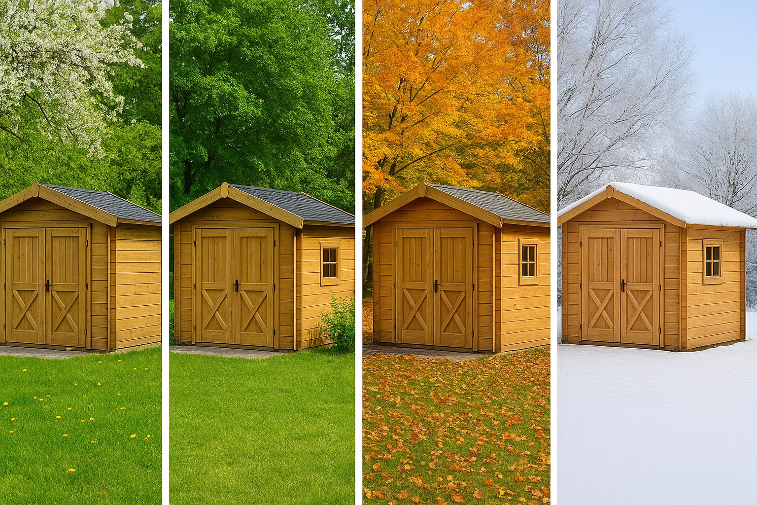 entretenir son abri de jardin chaque saisons