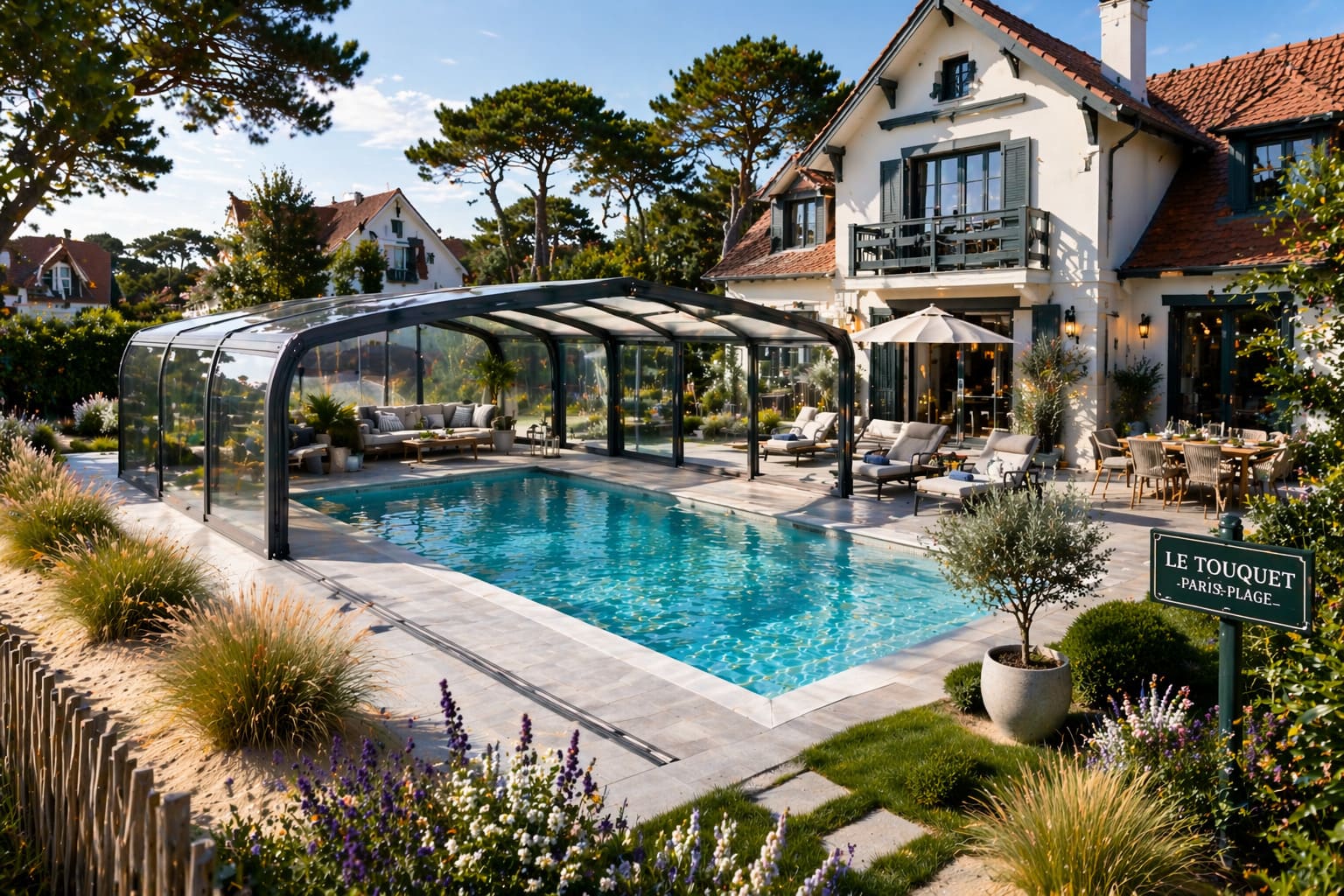 le touquet piscine coque polyester