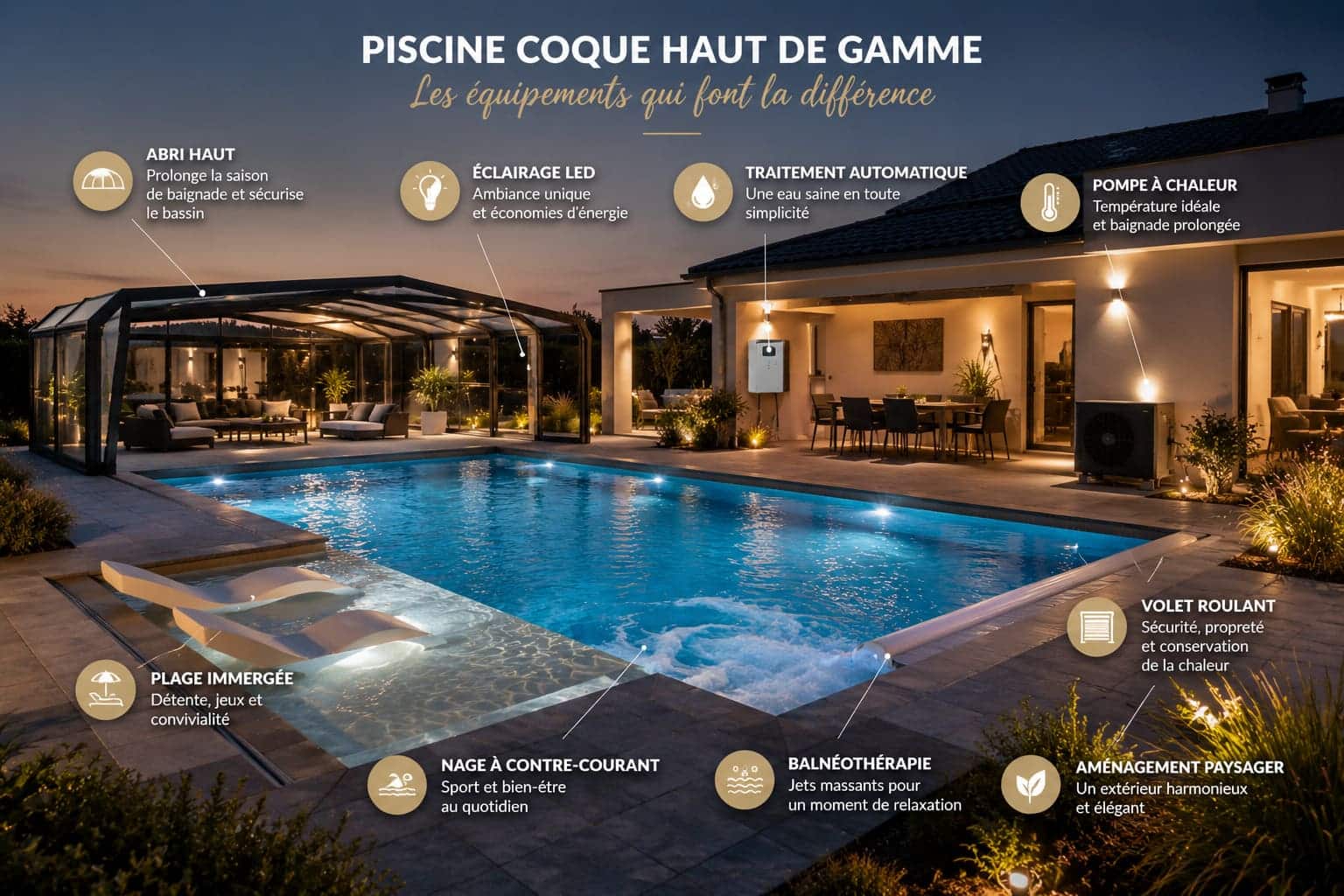 piscine coque haut de gamme Nord-Pas-de-Calais