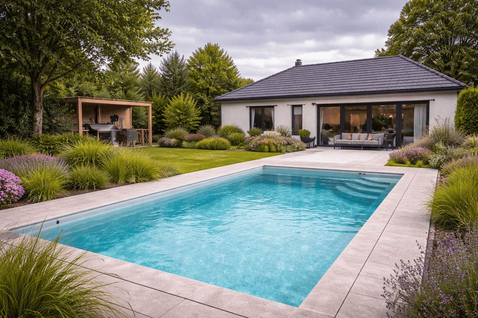 abris pour piscine coque polyester arras